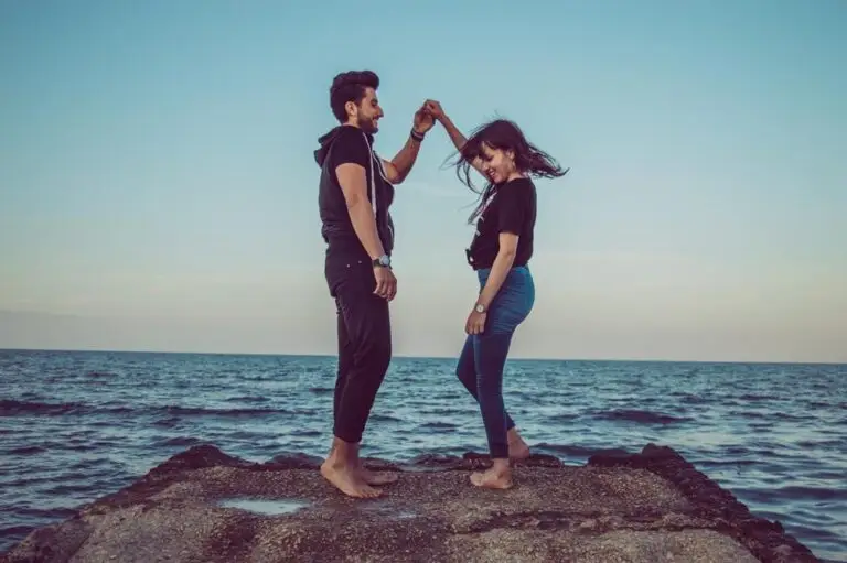 Young Couple on Beach